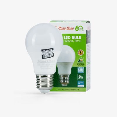 Led Bulb 5W A55N4 Rạng Đông