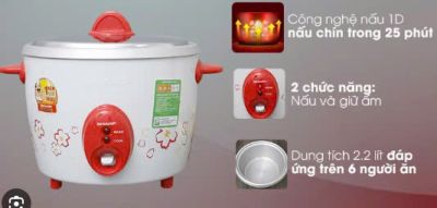 Nồi cơm điện 2.2L Sharp (Cái)