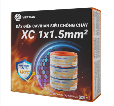 Dây đơn cứng chống cháy CX 1x1.5mm Việt Hàn