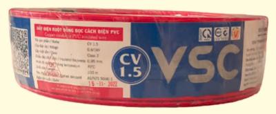 Cáp CV 1.5 Vĩnh Thịnh VSC