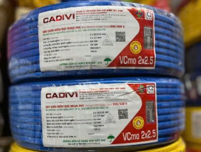 VCMo cáp dẹp 2x2.5 cadivi