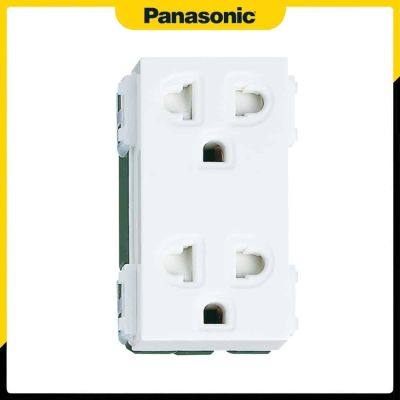 Ổ cắm đôi 3 chấu CMC WEV1582SW Pana wide 