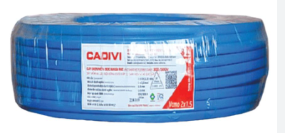 VCMo cáp dẹp 2x1.5 cadivi 