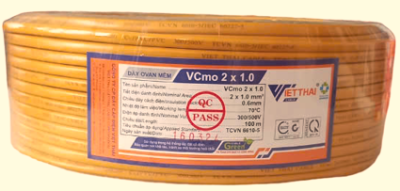 Cáp dẹp VCMo 2x1.0 Việt Thái