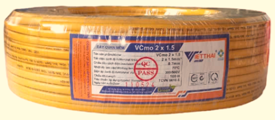 Cáp dẹp VCMo 2x1.5 Việt Thái