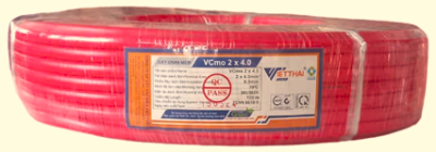 Cáp dẹp VCMo 2x4.0 Việt Thái