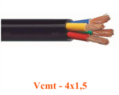 Cáp tròn Vcmt 4x1.5 Cadivi