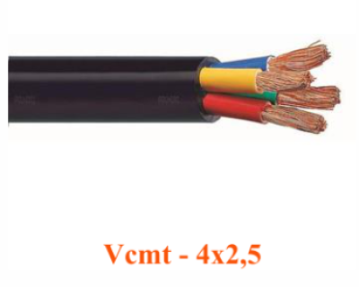 Cáp tròn Vcmt 4x2.5 Cadivi