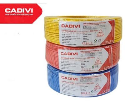 Cáp điện hạ thế CV 6.0 Cadivi