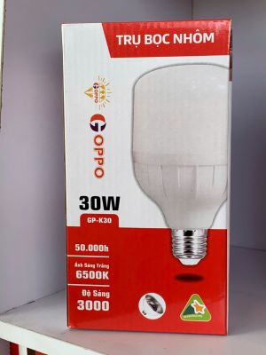 BÓNG TRỤ NHỰA BỌC NHÔM GOPPO-K 30W