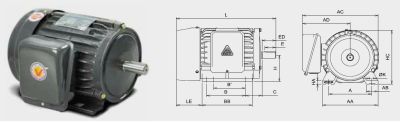 Motor ZETmoto vỏ gang PLC-Z314